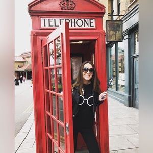 Harry Potter Lightening Bolt and Glasses Tee Shirt, Black